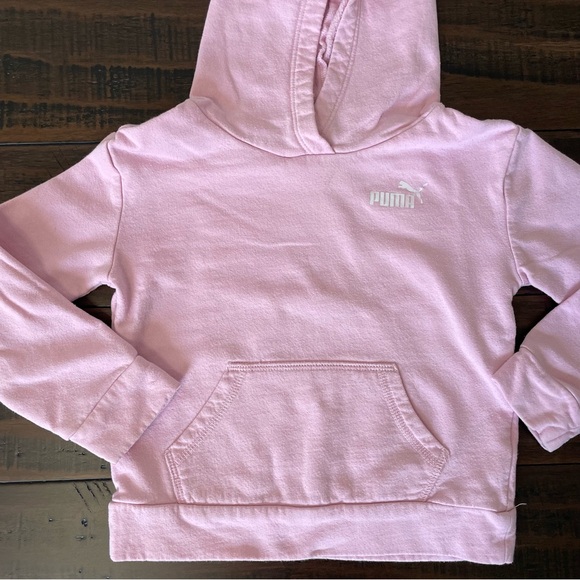 Puma Pink Hoodie Sweatshirt and Joggers Matching Set - Picture 4 of 10